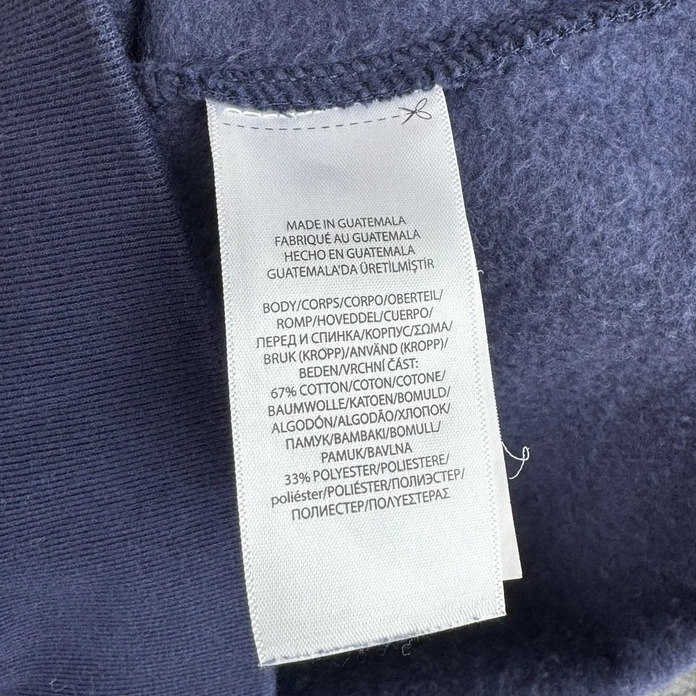 Polo Ralph Lauren 1967 Hoodie Mens M Navy Pullover Casual Sweatshirt Logo Fleece